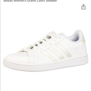 White adidas sneakers!